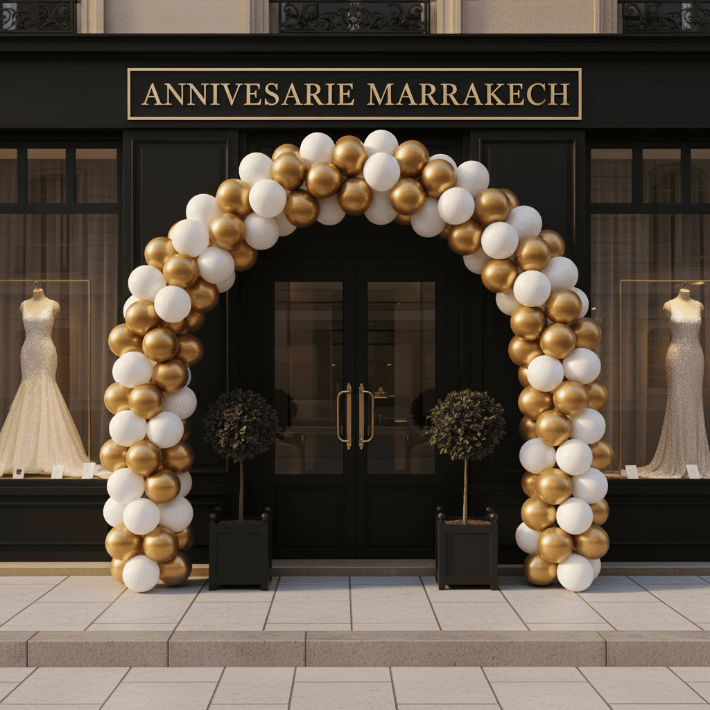 Arche de Ballons Prestige Nouvel An Marrakech